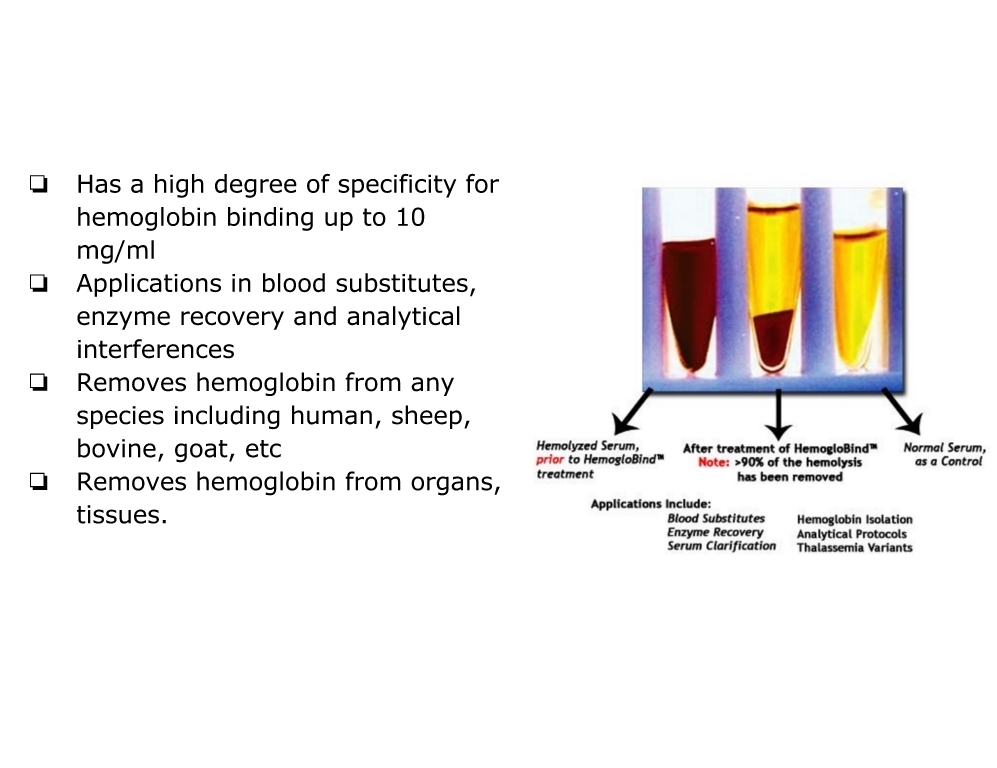 HemogloBind™Hemoglobin Depletion From Hemolyzed Serum/Plasma