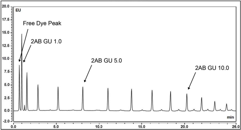 Glucose Homopolymer (GHP) Ladder, 2-AB Labelled ，葡萄糖均聚物梯，2-AB标记