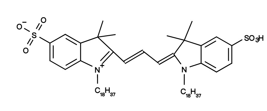 DiIC18(3)-DS [1,1-Dioctadecyl-3,3,3,3-tetramethylindocarbocyanin