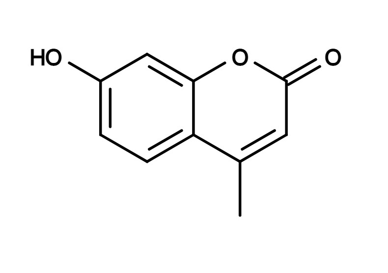 7-Hydroxy-4-methylcoumarin [4-Methylumbelliferone] *Fluorescence