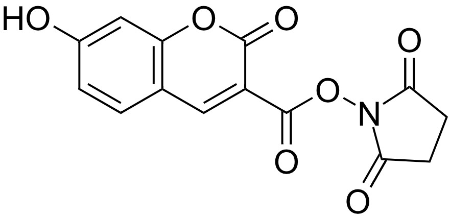 7-Hydroxycoumarin-3-carboxylic acid, succinimidyl ester *CAS 134