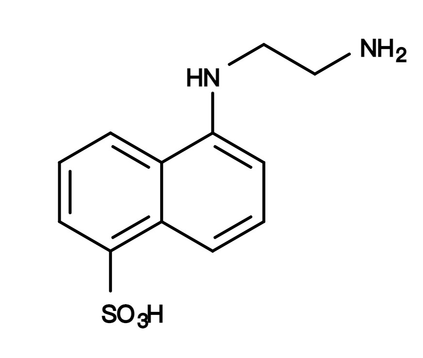 EDANS acid [5-((2-Aminoethyl)amino)naphthalene-1-sulfonic acid] 