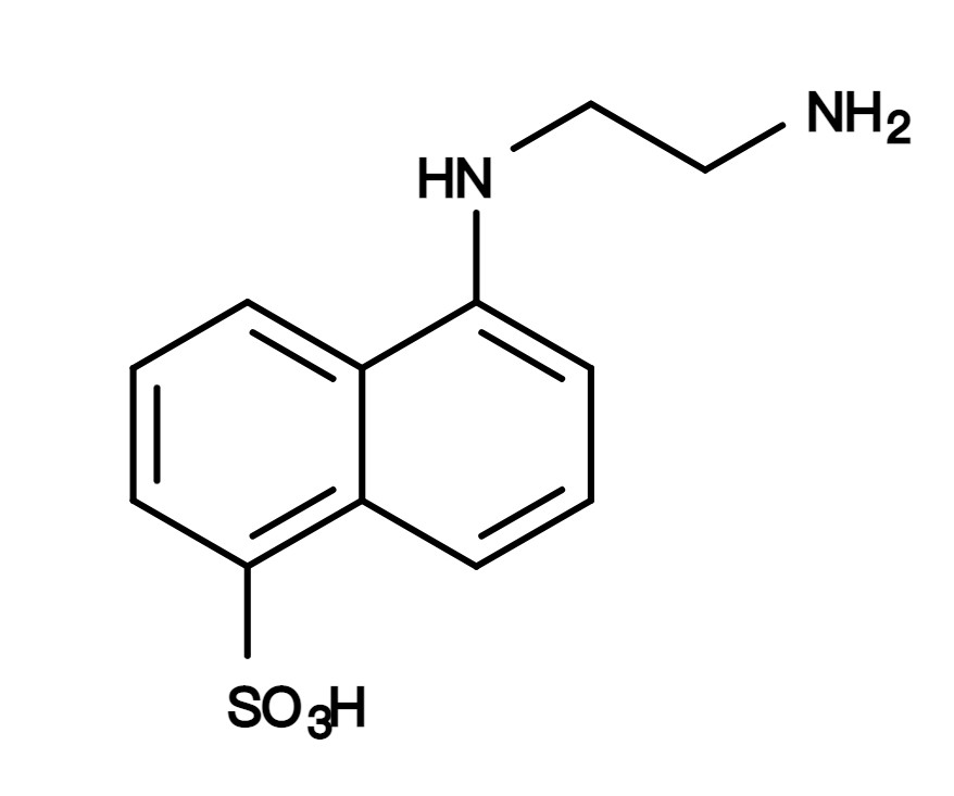 EDANS acid [5-((2-Aminoethyl)amino)naphthalene-1-sulfonic acid]